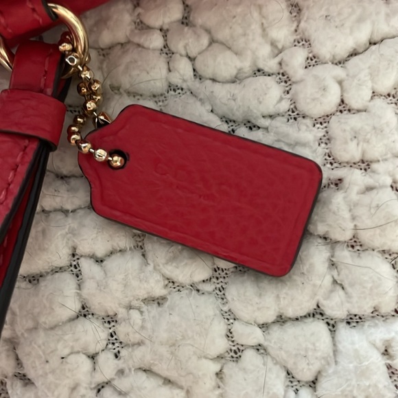 Authentic Coach Double Zip Wallet in Red - Picture 5 of 10